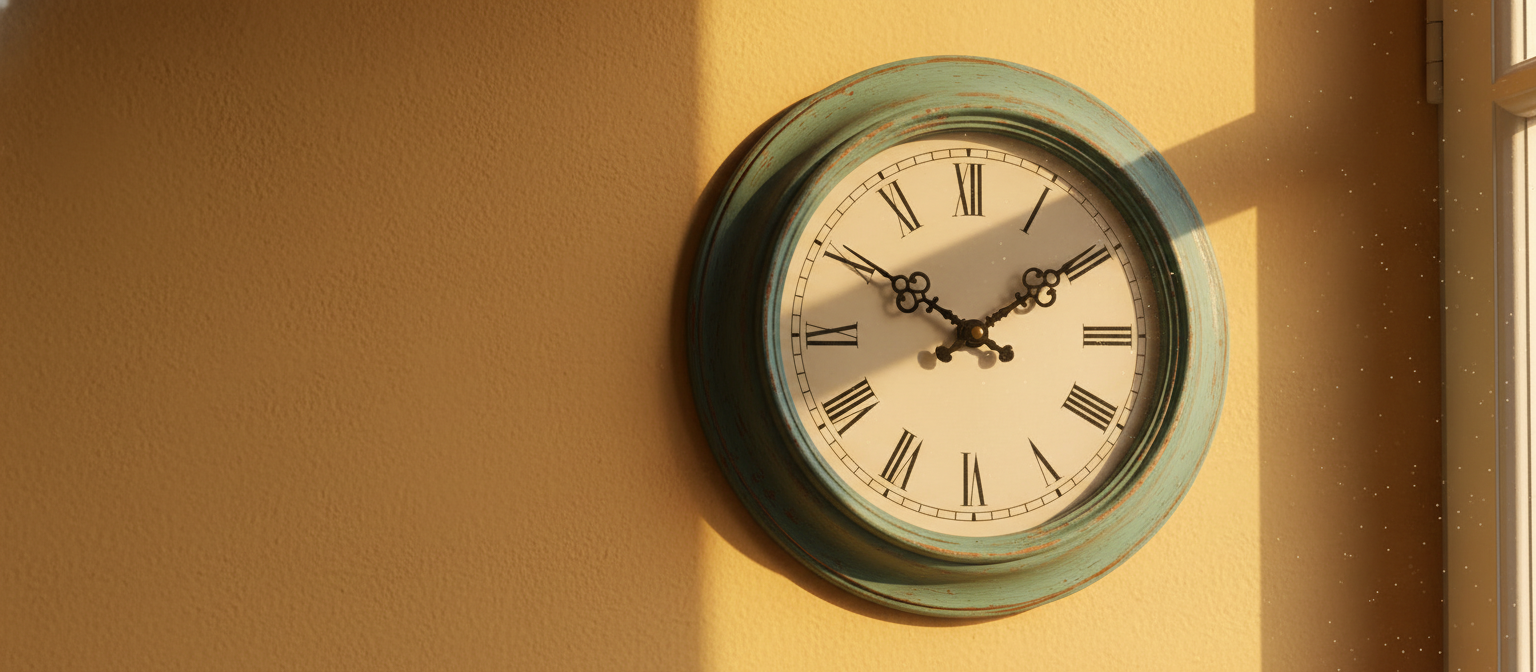 Wanduhr römische Ziffern außen